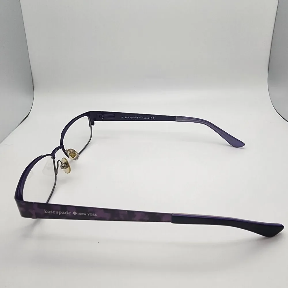 Kate Spade Jossina Purple Tortoiseshell Prescription Glasses Frames